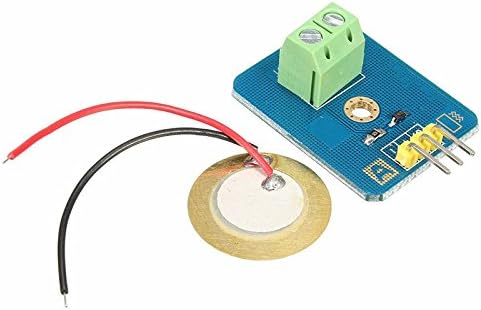 1pc Ceramic Piezo Vibration Sensor Analog Output Electronic Components Supplies Sensors Durable Quality 30mm x 23mm Sensors