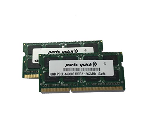 parts-quick 16GB Memory Upgrade for Dell Precision Workstation 3630 T3630 2RX8 DDR4 Non-ECC UDIMM 2666MHz RAM parts-quick 16GB (1 x 16GB) Memory for HP 15-e2xxx, 15-ef2xxx