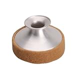 MicroMall(TM) Professional Alto Saxophone Mute Sax Sound Metal Dampener Practice , Silver and Brown