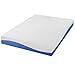 Olee Sleep King Mattress, 10 Inch Gel Memory Foam Mattress, Gel Infused for Comfort and Pressure Relief, CertiPUR-US Certified, Bed-in-a-Box, Medium Firm, Blue, King Size