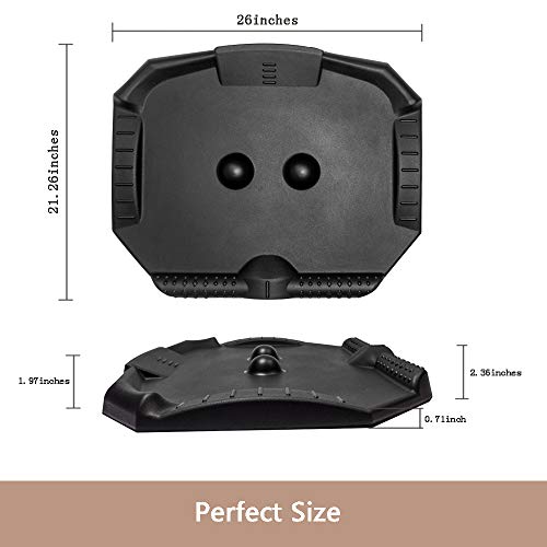 Homek Standing Desk AntiFatigue Mat with Ergonomic Surface Standing