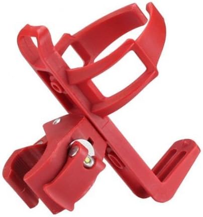 Vivoice Water Bottle Holder Adjustable Bicycle Bottle Cages Rack Bicycle Drink Holder for MTB Bike Outdoor Activities(red)