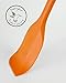 Hummingbird PS Silicone Spatula Set - Rubber Spatulas Silicone Heat Resistant for Non Stick Cookware - Kitchen Utensils for Baking, Mixing, Cooking - One Piece Design - Stainless Steel Core - Orange