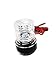Pactrade Marine 12V Marine Boat Yacht Pontoon Navigation Anchor Light 360 Degrees All Around Nature White LED Splashproof Black Housing USCG Certified Approved (Round Fixed Base (H=2.75