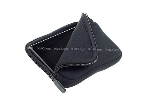 Soft Neoprene 5'' Inch GPS Case Cover for Garmin Drive DriveAssist DriveSmart DriveLuxe 52 55 50LM 40LM 51LMT-S 50 40 51 LM LMT-S 50LMT-D 40 Zumo 396LMT-S 595LM 395LM Dezl Nuvi 57 5'' GPS & Lanyard - Thumbnail 3