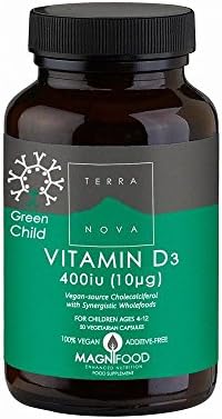 Terranova Nutrition Green Child Vitamin D3 400iu 50 Capsules