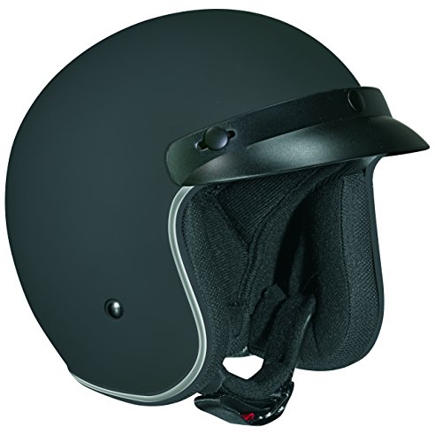 Vega x-380 open face helmet (flat black, x-large)