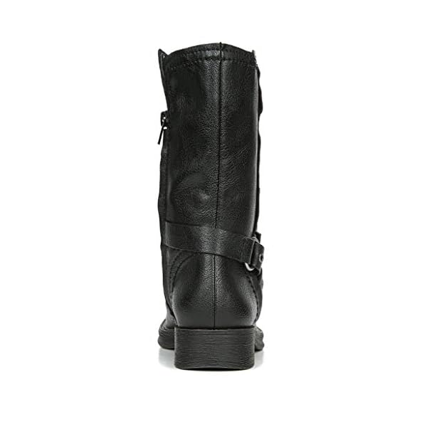 Zodiac Women's Gemma Mid Calf Boots - Vegan Leather Lace-Up With Block Heel