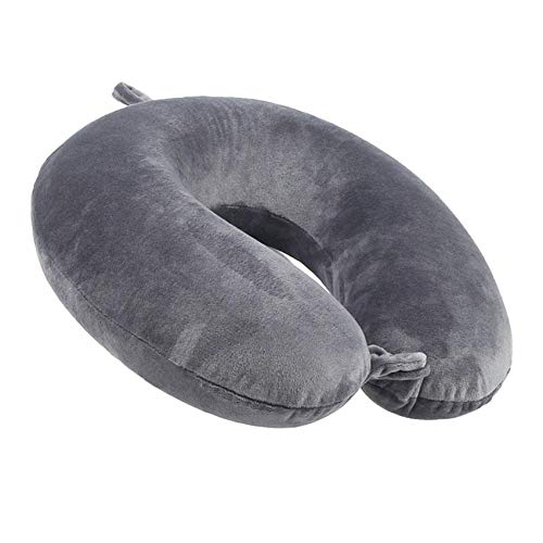 Memory Foam Free Size Travel Neck Pillow Gray Price In Uae