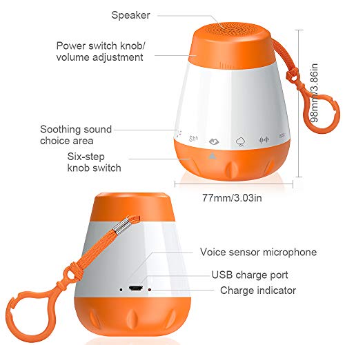 LBell Baby Sleep Soother for Sleeping, Baby Sleep Soother with Shush-Voice Sensor - Thumbnail 3