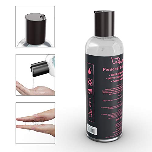 Tracy's Dog Water Based Lube ,Lubricant for Women, Men and Couples 8 oz