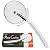 Limitless Chef Premium Stainless Steel Sharp Pizza Cutter Wheel, Zinc Alloy Pizza Pi Cutter, Also use for Pastry and Cakes, Easy to Clean, Dishwasher Safe.