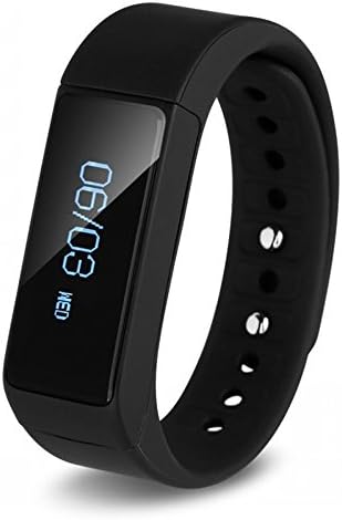 Dupad Story I5 Plus Bluetooth 4.0 OLED Screen Smart Watch Pedometer Sleep Monitor Bracelet Activity Wristband IP67 Waterproof (Black)
