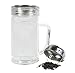 NEW - Sage Tea Infuser Mug - Portable Tumbler With Stainless Steel Strainer For Loose Leaf Tea And Fruit - Double Wall Glass, 14 Oz.