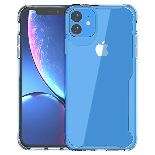 Lobwerk Case for Apple iPhone 11 XI 2019 6.1 Inch Slim Case Cover Outdoor Mobile Phone Case Made of TPU Shockproof Extra Protection Robust Clear