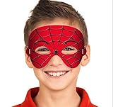 Superhero Spiderman Mask for Boy Girl Teens Party Birthday Halloween Red