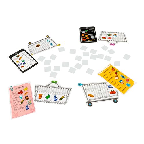 Orchard Toys Shopping List Game - New Art Race to Collect Your Groceries in This Fun Memory Game, Age 3-7, 2-4 Players