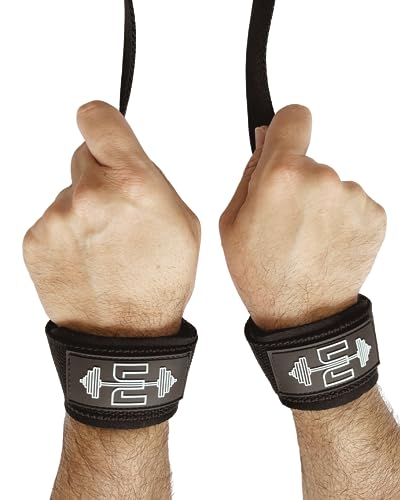 ESSENTIAL Wrist Straps for Weightlifting, Perfect for Gym Workouts, Deadlifts, and Powerlifting, Workout & Hand Wraps for Men & Women, Durable & Comfortable, Ideal for Intense Workouts & Heavy Lifting 23.6