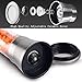 SZUAH Salt and Pepper Grinders Set, 6 OZ Stainless Steel Salt and Pepper Mills with Cleaning Brush, Ceramic Rotor with Strong Adjustable Coarseness[Set of 2]...