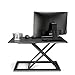 UPERGO Standing Desk Converter, Height Adjustable Sit Stand Up Desk 30inx20in,Aluminum Made Design for Monitor and Laptop,Sit to Stand in Seconds(ID-30B)