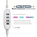 Plant Grow Light Lightswim 46 LED Full Spectrum Growing Lamp 18W 3/9/12H Timer, Spectrum Switching, Adjustable Gooseneck for Indoor Plants with 7pcs Gardening Tool Sets
