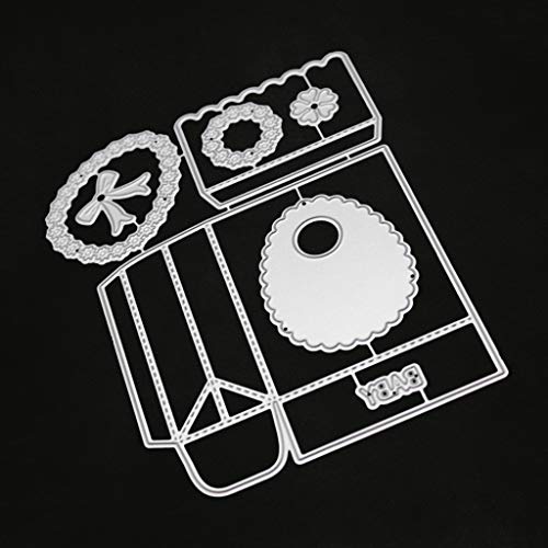 Candy Box Baby Metal Cutting Dies Stencil Scrapbooking DIY Album Stamp Embossing with Silver