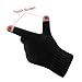 Lethmik Women's Solid Magic Knit Gloves Winter Wool Lined with Touchscreen Fingers Black, One Size (Superior Elasticity)