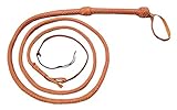 8 Foot 10 Plait TAN Bullwhip Real Leather BULLWHIP Real BULL WHIP