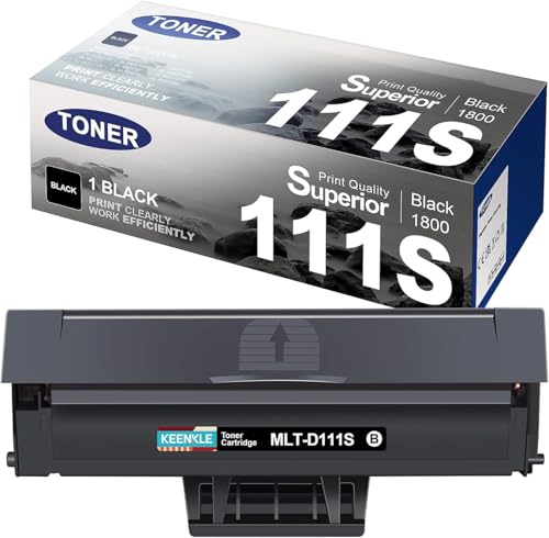 MLT-D111S Compatible Toner Cartridge for Samsung MLT-D111L 111L 111S Toner for Samsung Xpress M2070 M2026W M2026 M2070W M2070F M2070FW M2020W M2020 M2022 M2022W ([[[1-Pack)