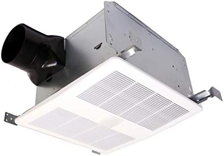 KAZE APPLIANCE SED110M Selectable 80-140 CFM DC Motor Bathroom Exhaust Fan with Motion Sensor, White