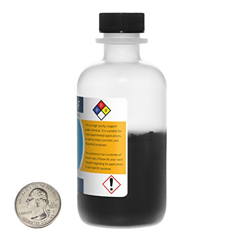 Iron Oxide "Magnetite" / Fine Black Powder / 4 Ounces / 99% Pure / SHIPS FAST FROM USA