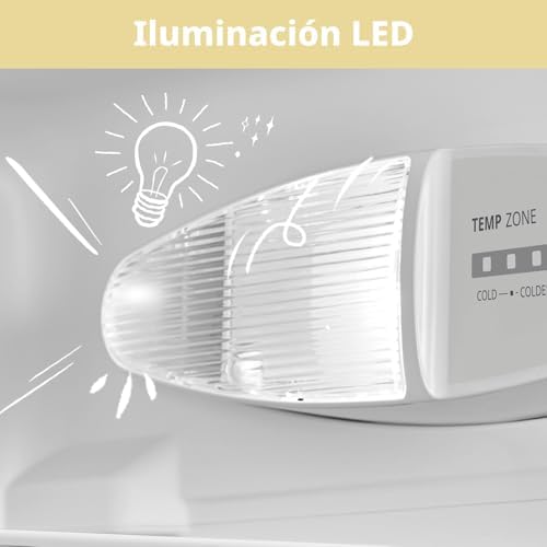 113 l Frigorífico de porta única com frigorífico, combinação compacta