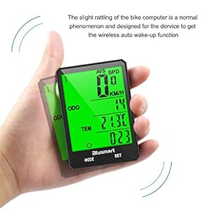 Blusmart Bike Computer Wireless Cycling Computer Waterproof Automatic