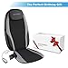 Shiatsu Chair Massager for Back and Neck with Heat - Car Seat Massage Pad Cushion Perfect for Full Body - Portable Kneading Rollers Electric Back Vibration Massager for Office Chair