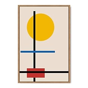 signwin Framed Canvas Wall Art Geometric Illustration Canvas...
