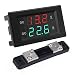 Voltage Current Display, DROK DC 4.5-100V Digital Voltmeter Ammeter Multimeter Panel, 0-50A Volt Tester Meter Amp Detector, LED Voltage Amperage Monitor Gauge for Automotive Motor Battery