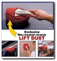 California Dash Duster, Short Plastic Handle, Wedge Shape, Lifts Dust Without Scratching