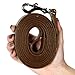 Logical Leather 6 Foot Dog Leash - Best for Training - Best Water Resistant Heavy Full Grain Leather Lead - Brown