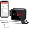 INKBIRD Draadloze Draagbare Bluetooth Barbecue Thermometer met Dubbele Sonde, Android- en iOS-afstandsbediening, voor…