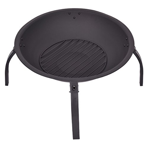 Giantex-22-Outdoor-Metal-Firepit-Backyard-Patio-Garden-Round-Stove-Fire-Pit-With-PokerRound