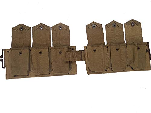 World War Replica WWII - US- WWII BAR Magazine Belt- Browning Automatic Rifle - Thumbnail 4