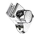 Cagon Shower Head Holder, Adjustable Rotating Hand Held Shower Head Bidet Sprayer durable, waterproof Holder Mount Bracket (Chrome Polished) for Bathroom
