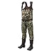 HISEA Hunting Waders for Men with 600G Insulated Boots, 4.5mm Neoprene Waterproof, Bootfoot Chest Wader Fishing Duck Hunting