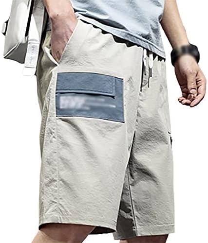 elastic waist straight-leg pants 