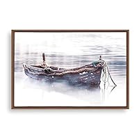 Framed Canvas Wall Art Voyage Canvas Prints Home Artwork Decoration for Living Room,Bedroom - 16x24 inches