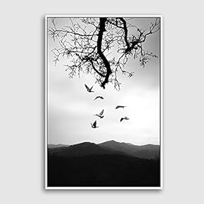 Framed Canvas Wall Art Wine Glass Canvas Prints Home Artwork Decoration for Living Room,Bedroom - 16x24 inches