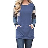 Kool Classic Women's Casual Cotton Knitted Long Sleeve Lightweight Tunic Tops