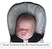 Infant Car Seat Insert | Baby Head & Body Support, Cushion | Carseat Cover, Protector for Stroller, Bouncer & Swing | Soft & Adjustable Pillow | Gender Neutral Gift (Gray) | Improved Version, Thicker