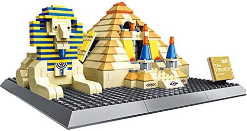 Yyz World Architecture Series Building Blocks Building Model Pyramid Assembling Puzzle Blocks Birthday Gift