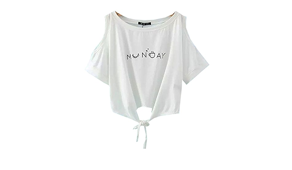 Cute Loose Crop Top T-shirt Off 